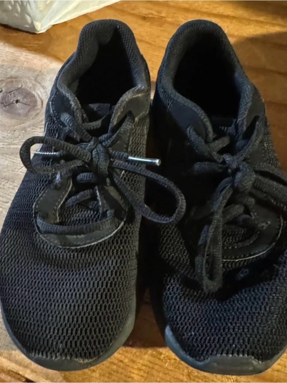Nike Men's Black Athletic Mesh Running Shoes